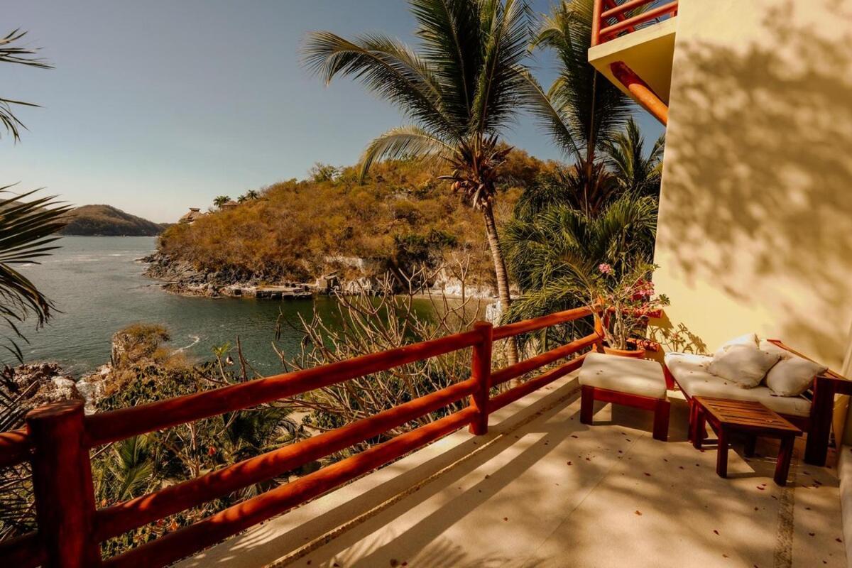Dream Villa With Private Beach And Catering Zihuatanejo Exteriör bild