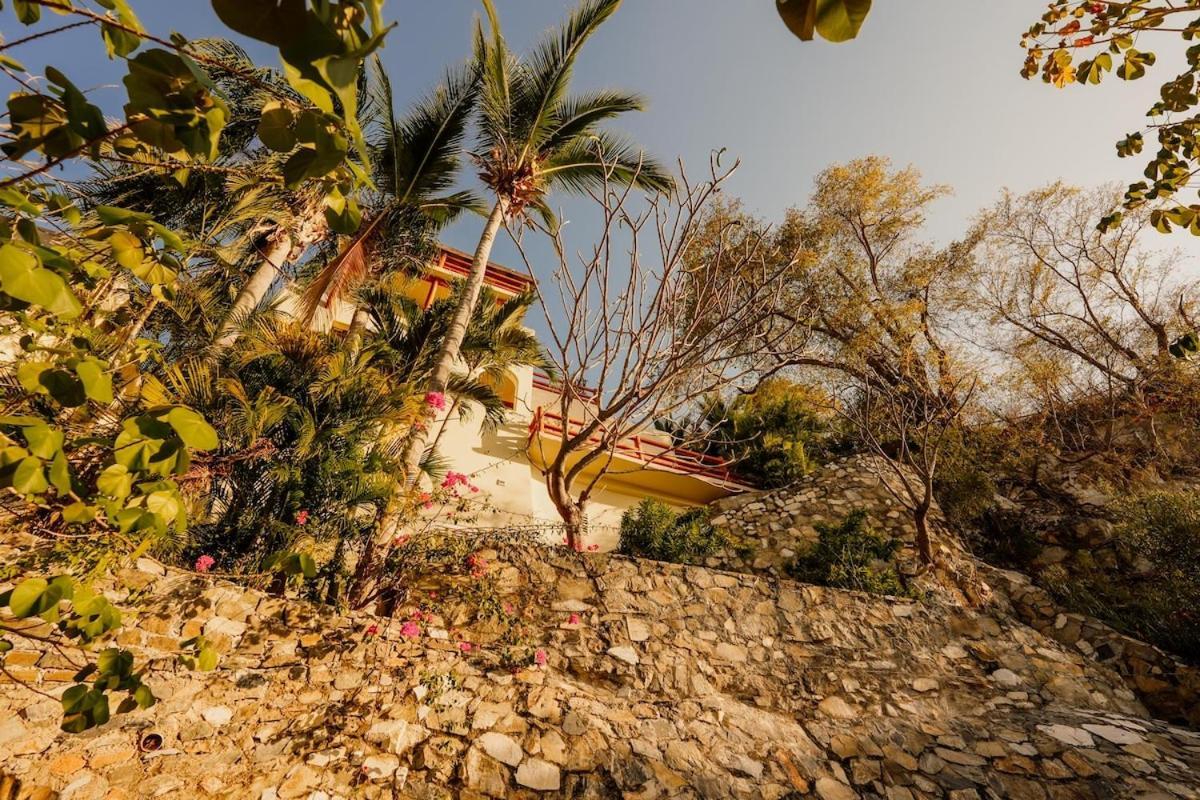 Dream Villa With Private Beach And Catering Zihuatanejo Exteriör bild