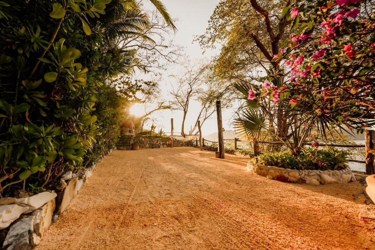 Dream Villa With Private Beach And Catering Zihuatanejo Exteriör bild