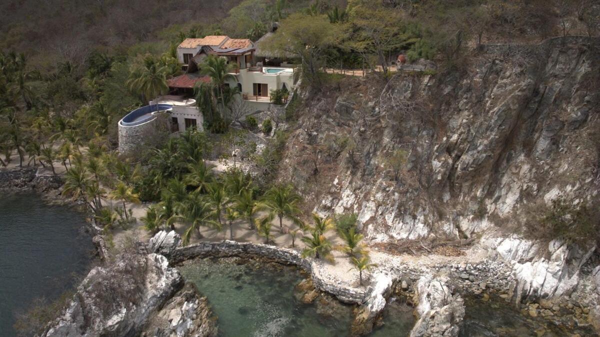 Dream Villa With Private Beach And Catering Zihuatanejo Exteriör bild