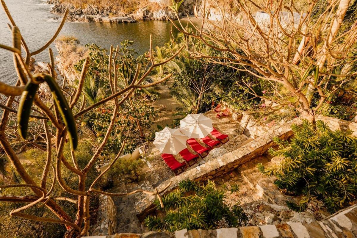 Dream Villa With Private Beach And Catering Zihuatanejo Exteriör bild